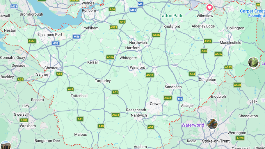 South Cheshire & Derbyshire South Cheshire & Derbyshire